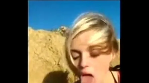 بہترین blonde teen sucks a big dick at the beach بہترین ویڈیوز