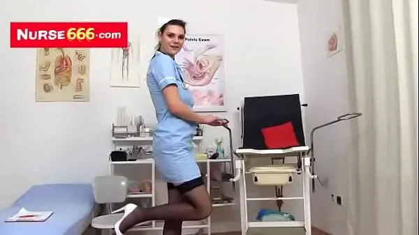 Best Specula self-exam of hot Czech blonde nurse Victoria Puppy best Videos