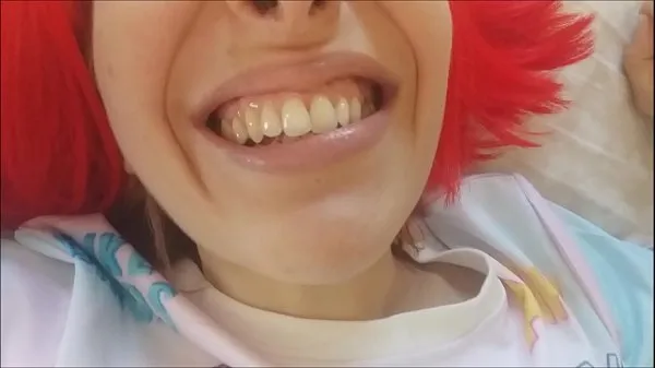 Τα καλύτερα Chantal lets you explore her mouth: teeth, saliva, gums and tongue .. would you like to go in καλύτερα βίντεο