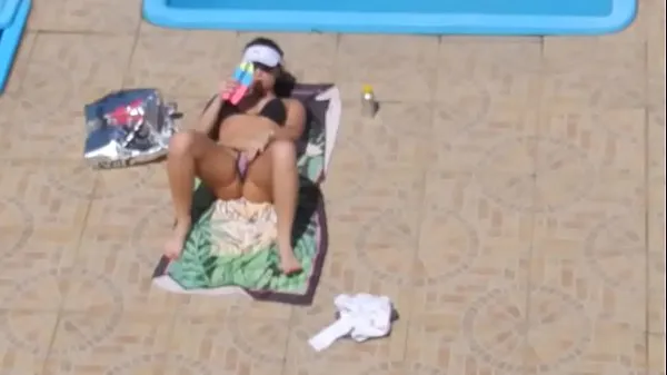 Best Flagra safada masturbando Piscina Flagged Girl masturbate on the pool best Videos