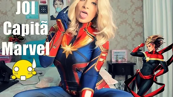 I migliori Joi Portugues Capita Marvel Cosplay MACCHINA DEL SESSO, rendendo la gola profonda di Boquete che si vanta nei seni e che gode nel culo AMAZING JOIvideo migliori