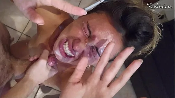Best Girl orgasms multiple times and in all positions. (at 7.4, 22.4, 37.2). BLOWJOB FEET UP with epic huge facial as a REWARD - FRENCH audio best Videos