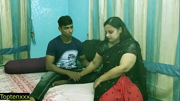 Indian teen boy fucking his sexy hot bhabhi secretly at home !! Best indian teen sex Video terbaik