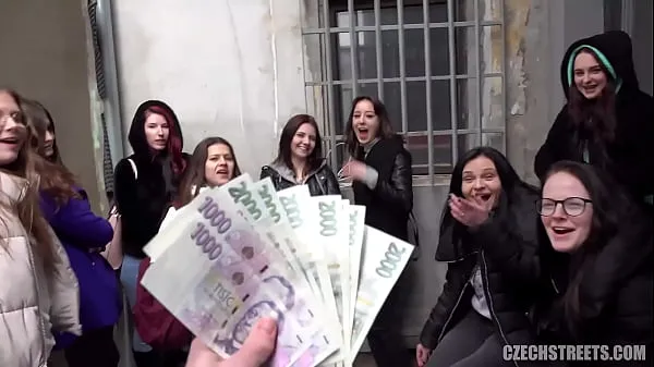 Лучшие CzechStreets - девочки-подростки обожают секс и деньги лучшие видео