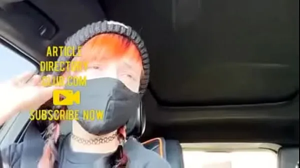 Best Redhead riding dildo in the car best Videos