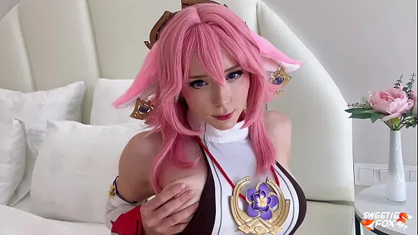Best Yae Miko from the Genshin Impact Deepthroat, Facesitting and Rough Fucks with Me best Videos