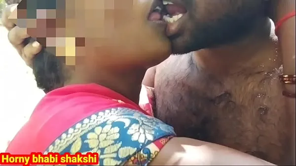 Best Desi horny girl was going to the forest and then calling her friend kissing and fucking best Videos