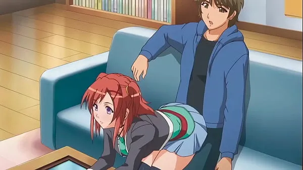 Najlepsze step Brother gets a boner when step Sister sits on him - Hentai [Subtitled najlepsze filmy